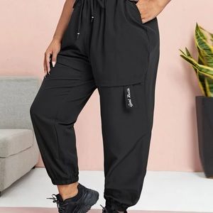 Black joggers